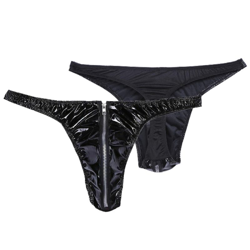 Men's Zipper Thong