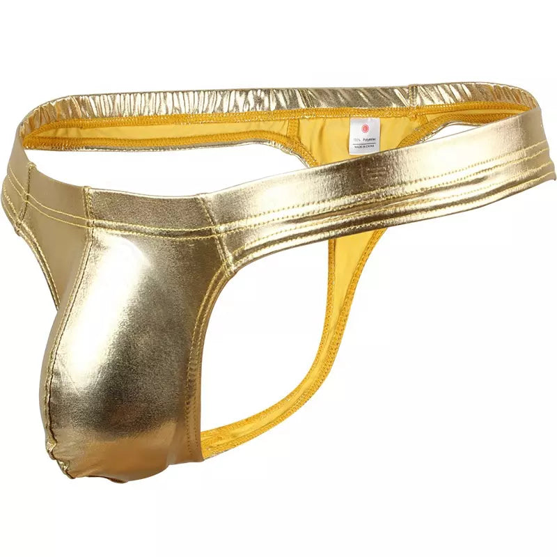 gold men's thong